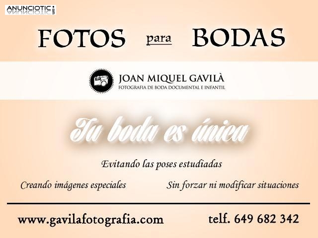 Fotograf&iacute;as con magia en tu boda