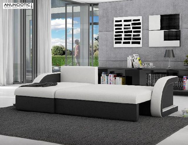 Kyra, sof&aacute; cama con chaise longue universal
