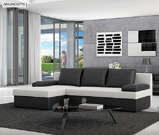 Sof&aacute; cama frack chaise longue a la dech o izq