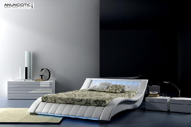 CAMA DE ORIGINAL DISE&Ntilde;O EN POLIPIEL