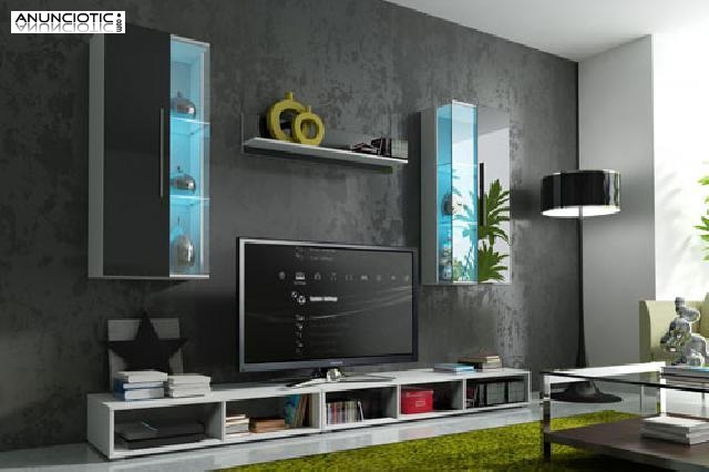 MUEBLE DE SAL&Oacute;N NOELIA NEGRO