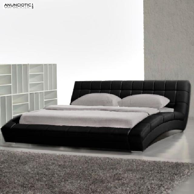 CAMA DISE&Ntilde;O MODERNO MIAMI BLANCO O NEGRO