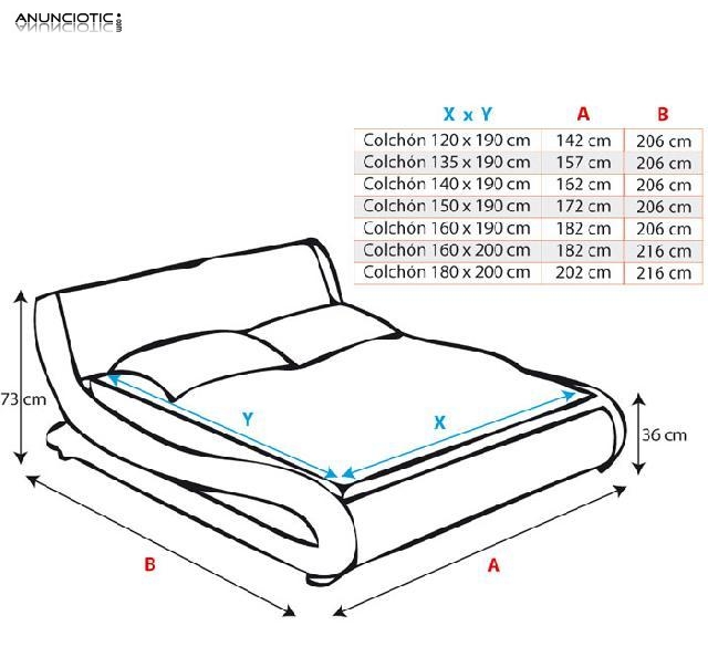 ORIGINAL CAMA DE DISE&Ntilde;O