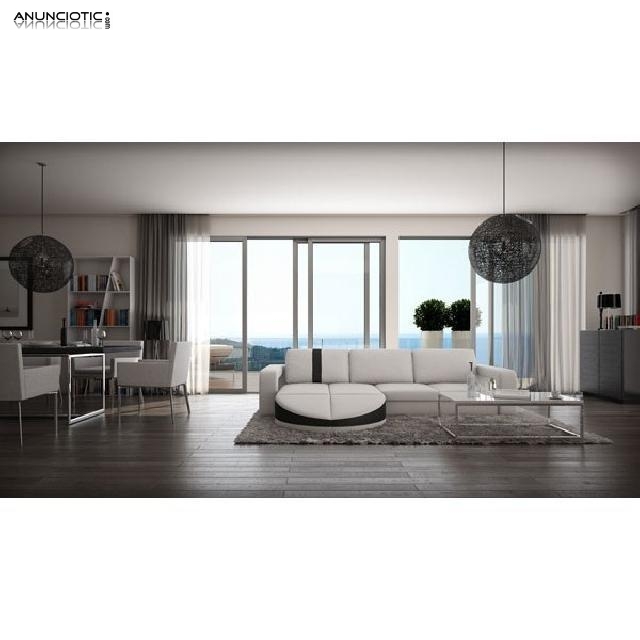 Sofa de dise&ntilde;o moderno Rosa color