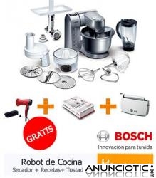 Robot de cocina Bosch m&aacute;s tres regalos