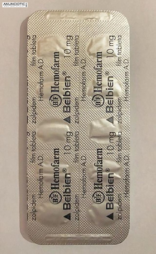 Zolpidem 10 mg Somn&iacute;fero sin receta
