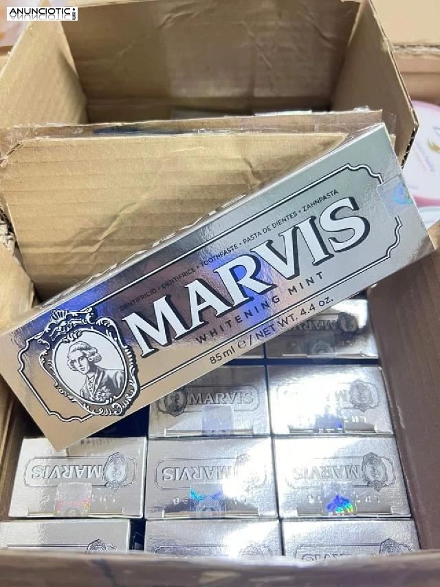 Pasta de dientes Marvis para fumadores, blanqueadora, menta, 4.4 oz