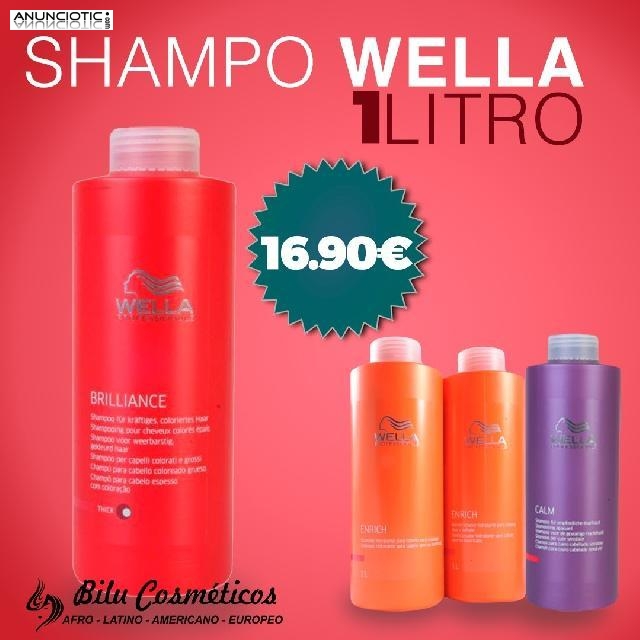 Lava tu Cabello con Shampoo Wella 
