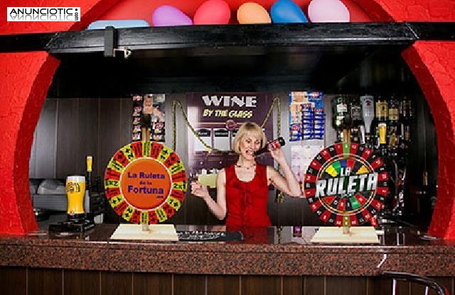 Ruleta, hoy es tu d&iacute;a de suerte.