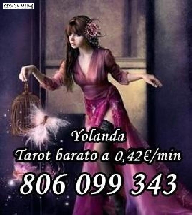 Tarot bueno y barato: 806 099 343. Solo a 0.42�. Tarot de Yolanda..