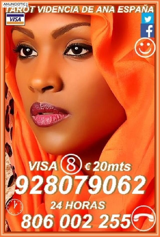 Tarot De Ana Visa 928079062 Economica 5�/15M Y 8�/20 M De Espa&ntilde;a