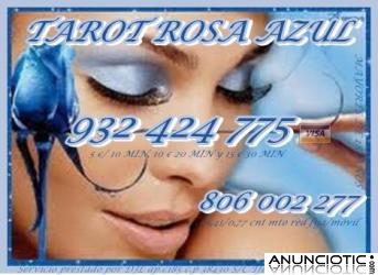 TAROT ECONOMICO ROSA AZUL visa 932 424 775 DESDE 5� 10 MTO. 806  002 277 BARATO S&Oacute;LO 0,42 