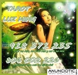  TAROT ECONOMICO VISA  LUZ MING 918 371 235.  BARATO  806  002 226  S&Oacute;LO 0,41 CM MTO.