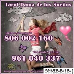 TAROT DAMA DE LOS SUE&Ntilde;OS 806 131 474 SOLO 0,42 CM. VISA DESDE 5� 10 MIN.