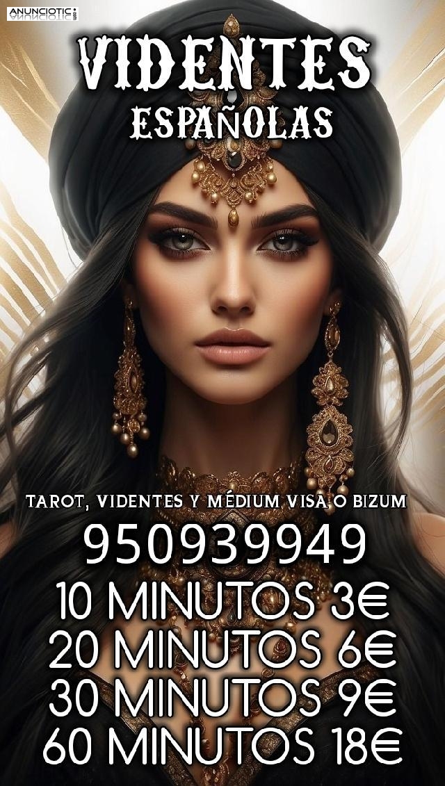Tarotistas espa&ntilde;oles 24 horas 30 minutos 9 euros visa o bizum ..