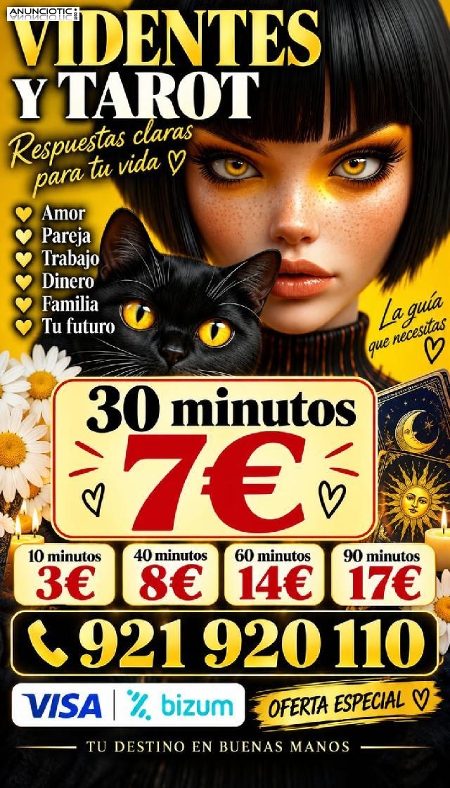 TAROTISTAS Y VIDENCIA 30 MIN 7�