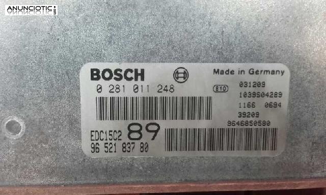 Centralita de motor peugeot 307 a&ntilde;o 2004