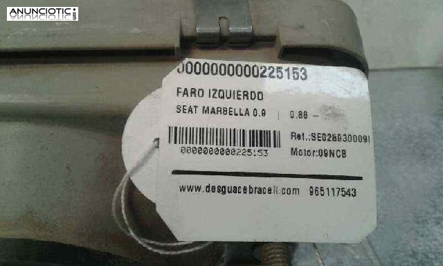 Faro izq. se028930009d de seat-(225153)