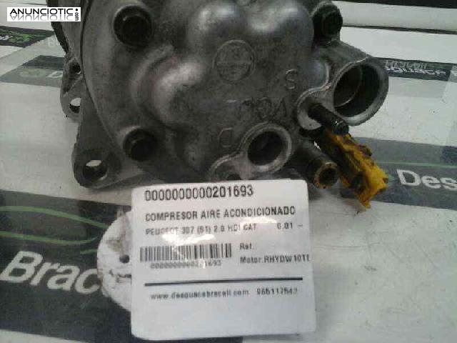 Compresor a/a de peugeot-(201693)