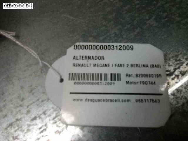 Alternador 8200690195 de