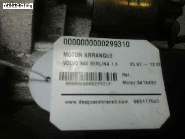 Motor arranque de volvo-(299310)