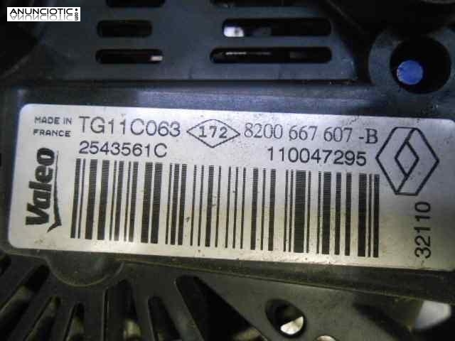 Alternador dacia duster 2543561c 3169815