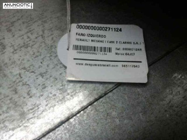Faro izq. 260607124r de renault-(271124)