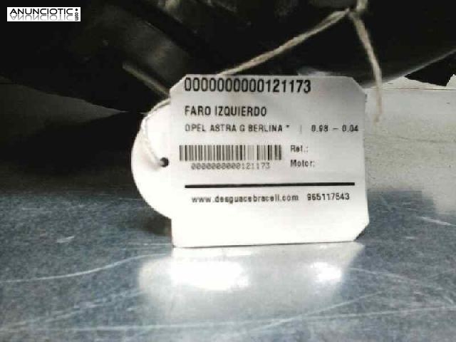 Faro izq. de opel-(121173)