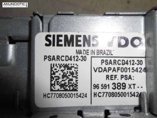 Sistema audio / radio cd 3401602 citroen