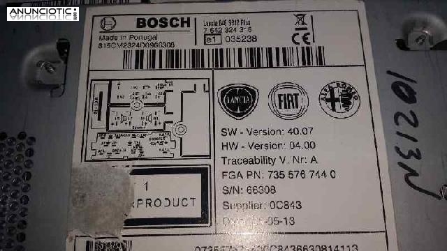 Sistema audio / radio cd 3754048 lancia