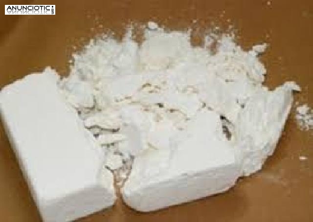 Cocaína blanca pura, ketamina, burundanga y mefedrona