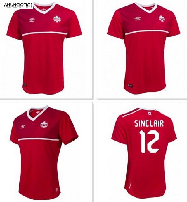 Comprar Camiseta Canad&aacute; 2015 Primera baratas
