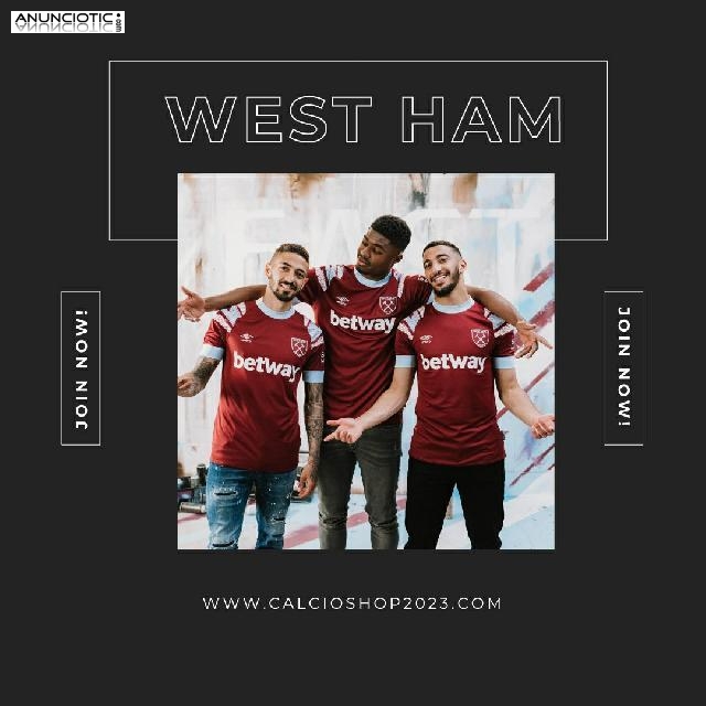 Camiseta West Ham Primera 2022/23
