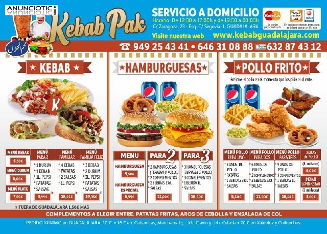 Arroz biryani, kebab, pizza turca aqu&iacute;.