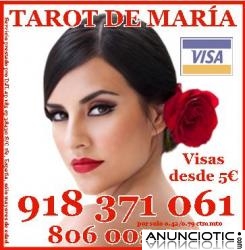 Oferta Tarot de Mar&iacute;a 918 371 061 desde 5� 10 mtos, las 24 horas a su disposici&oacute;n.