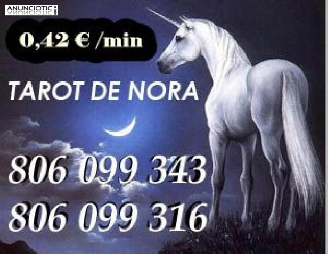 Tarot barato a 0.42�/min.: 806099316 y 806099343. Tarot Nora New.