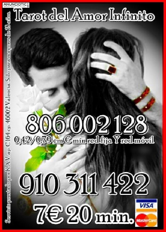 VIDENCIA REAL Y TAROT  9� 30min . 7� 20min 910311422/806002128 0,42/0,79 cm