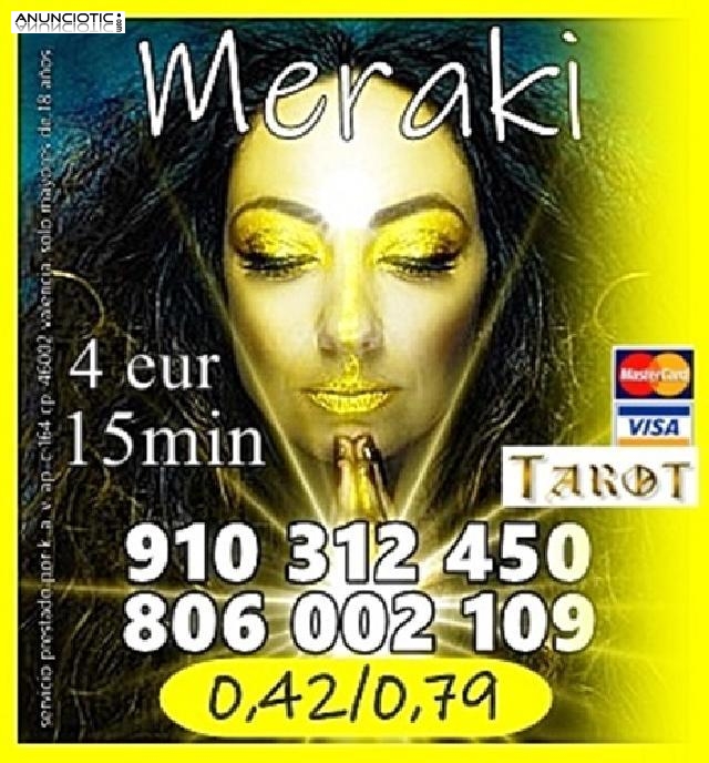 EL TAROT QUE ESPERABAS, DIRECTO Y FIABLE VIDENCIA NATURAL MERAKI visa  9� 3