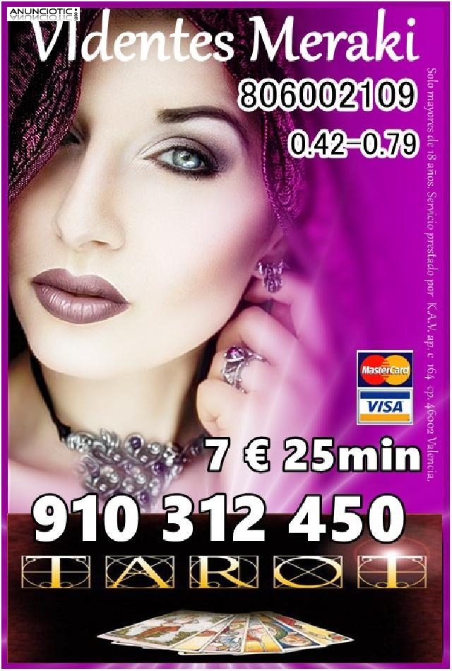 DESCUBRE TU DESTINO AQU&Iacute; 910 312 450 TAROT Y VIDENCIA VISA  9� 30min 