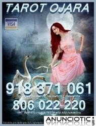 Tarot barato Ojara 5� 10min 918 371 061. Tarot barato 806 002 220 por s&oacute;lo 0,42 cm min. 