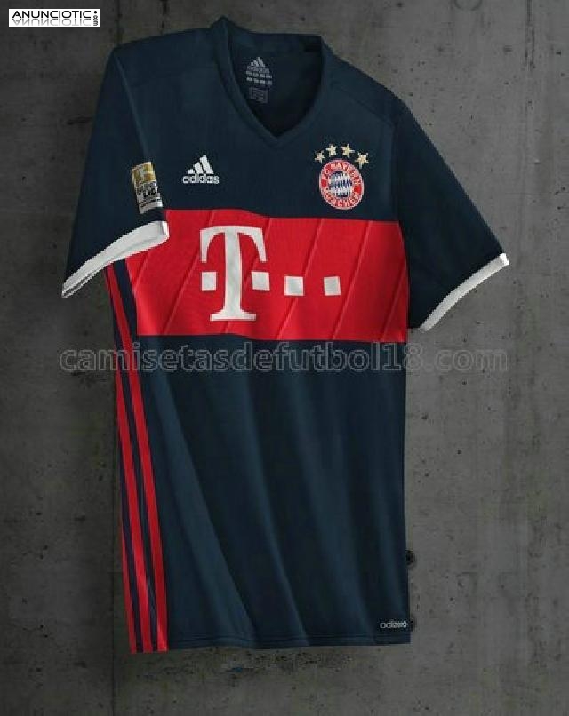 nueva primera equipaci&oacute;n bayern de munich 2017/2018