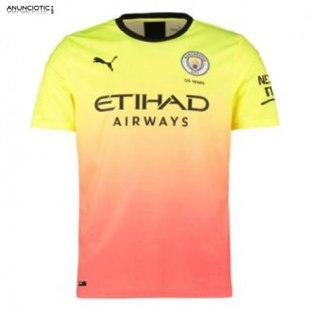 Camiseta de fútbol Manchester City barata y bonita
