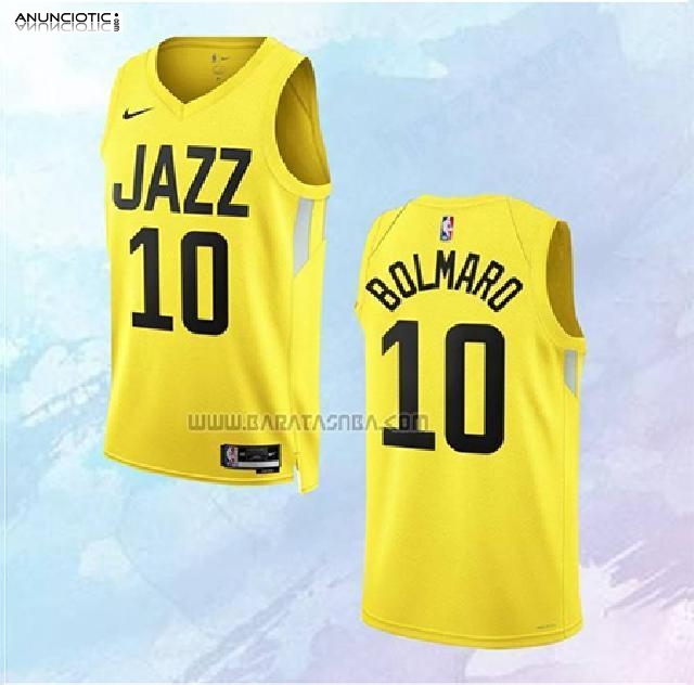 Camiseta Utah Jazz Icon Amarillo 2022-23