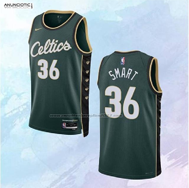 NO 36 Marcus Smart Camiseta Boston Celtics Ciudad Verde 2022-23