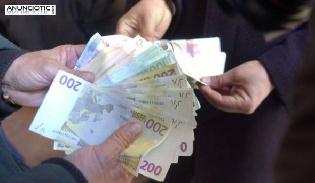 NECESITA DINERO? OFERTA DE PR&Eacute;STAMOS Y FINANCIACIONES R&Aacute;PIDA DE DINERO