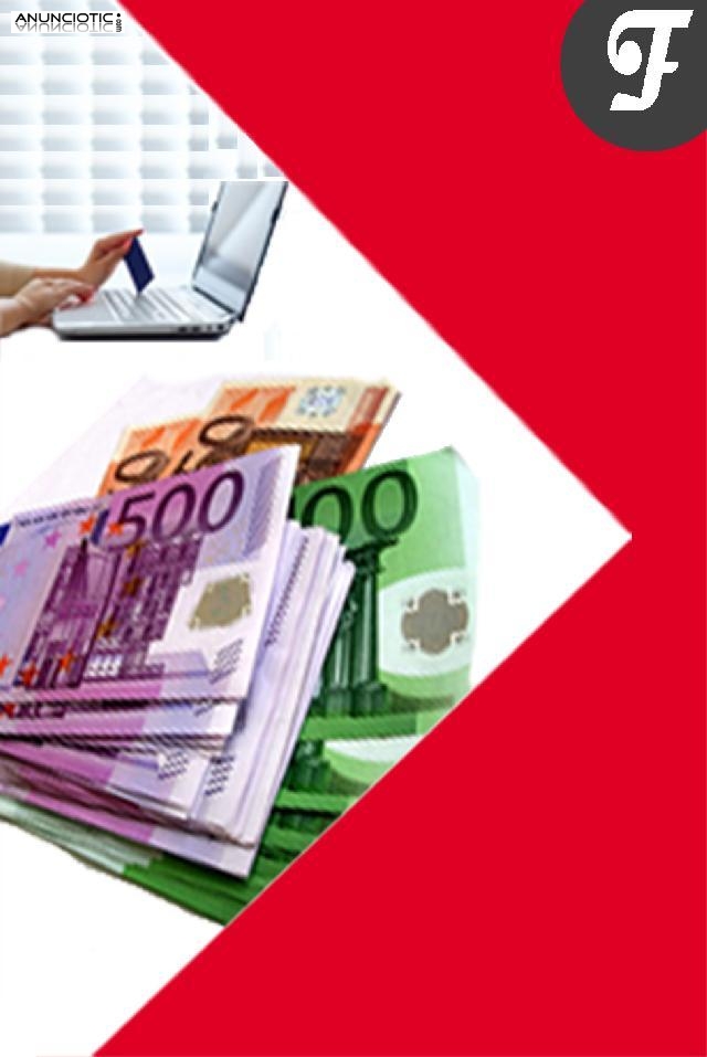 Oferta de pr&eacute;stamo para personas con dificultades en 72 horas.