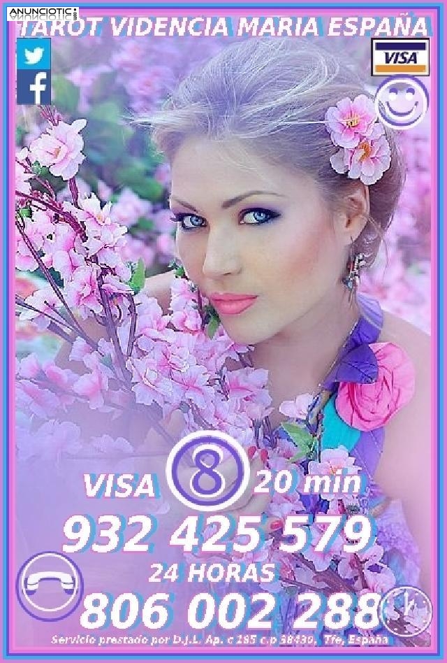  Tarot Elvira Visa 918 371 235  desde 5� 15 mtos, las 24 horas a su disposi