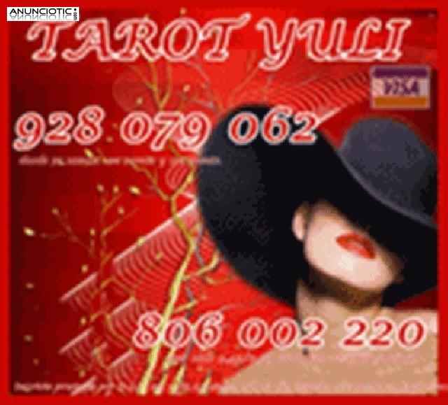 Tarot barato Yuli 5� 15min 928 079 062. Tarot barato 806 002 220 por s&oacute;lo 0