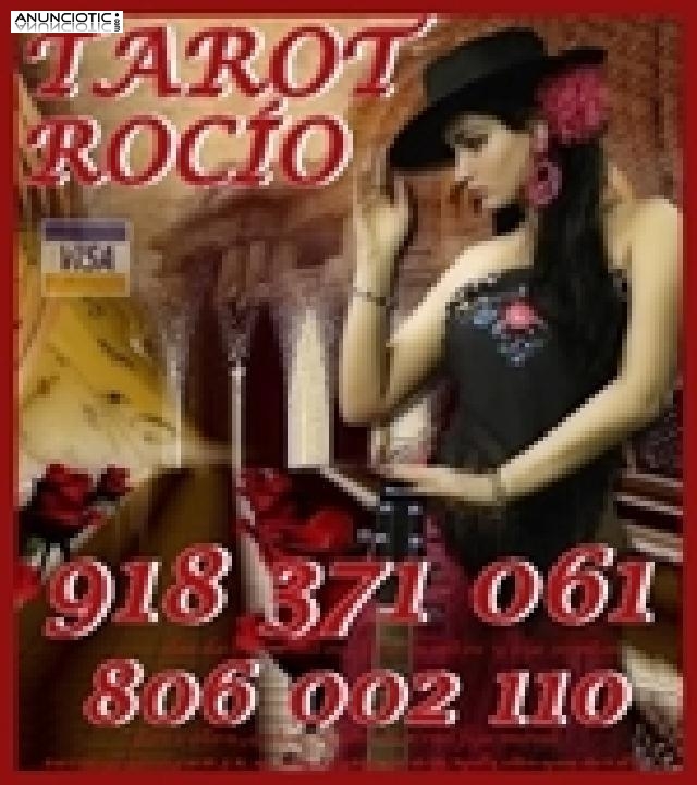 Tarot barato Roc&iacute;o 5� 15min 918 371 061. Tarot barato 806 002 110 por s&oacute;lo 