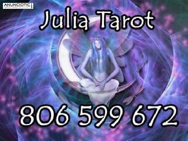 Tarot barato y visas 5�/10min: 806 599 672. Julia Garcia,.